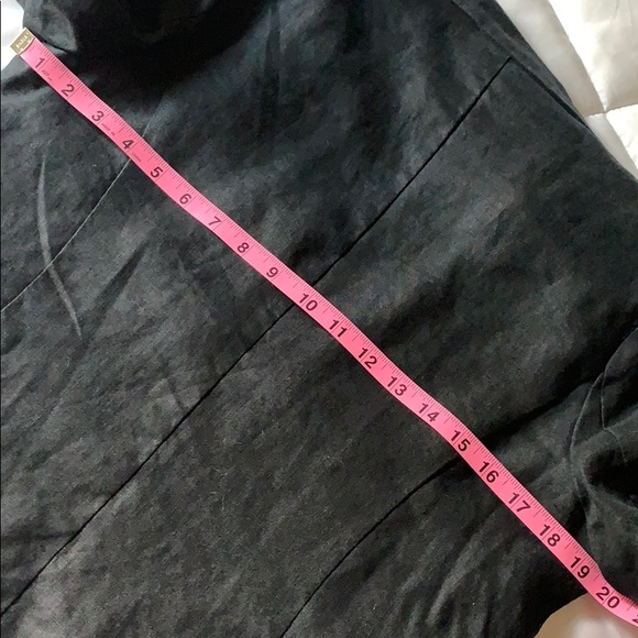 Black linen blazer - Picture 4 of 5